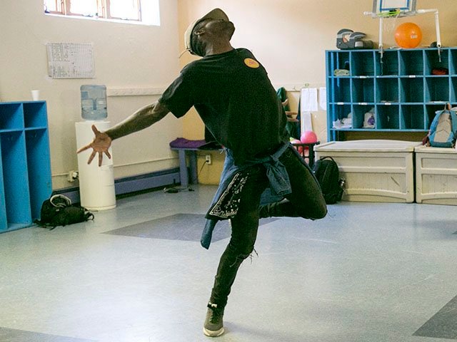 Image of dancer in upstage stigma performance